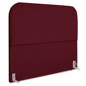 Cabeceira Casal 140 cm Com Frame Alana Suede Vinho Artte