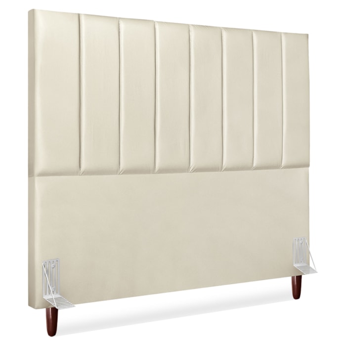 Cabeceira Casal 140 cm Com Frame Carla Corino Bege Artte