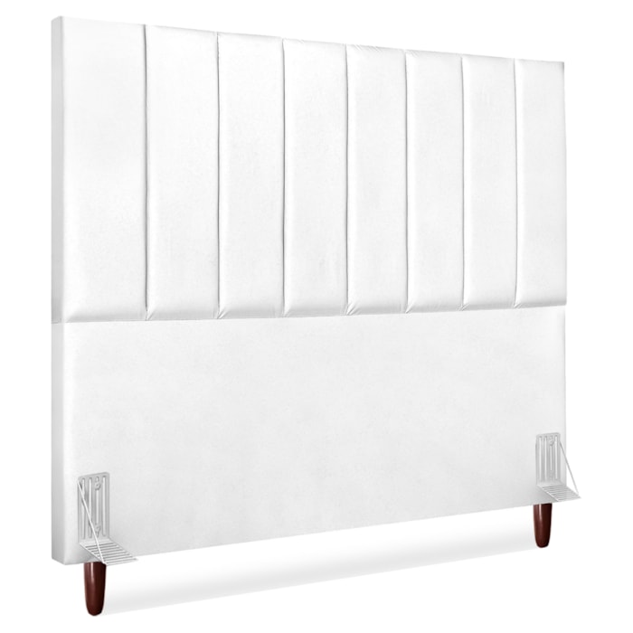 Cabeceira Casal 140 cm Com Frame Carla Corino Branco Artte