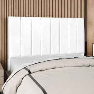 Cabeceira Casal 140 cm Com Frame Carla Corino Branco Artte