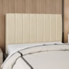 Cabeceira Casal 140 cm Com Frame Carla Linho Bege Artte