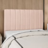 Cabeceira Casal 140 cm Com Frame Carla Linho Rose Artte