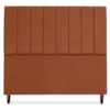 Cabeceira Casal 140 cm Com Frame Carla Suede Terracota Artte