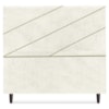 Cabeceira Casal 140 cm Com Frame Cristal Boucle Bege Artte