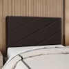 Cabeceira Casal 140 cm Com Frame Cristal Corino Marrom Artte