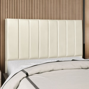 Cabeceira Casal 140 cm Com Frame Dalia Corino Bege Artte