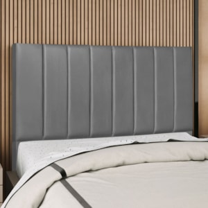 Cabeceira Casal 140 cm Com Frame Dalia Corino Cinza Artte