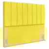 Cabeceira Casal 140 cm Com Frame Dalia Suede Amarelo Artte