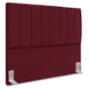 Cabeceira Casal 140 cm Com Frame Dalia Suede Vinho Artte