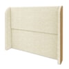 Cabeceira Casal 140 cm Com Frame Imperial Boucle Creme Corino Whisky IMPO
