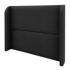 Cabeceira Casal 140 cm Com Frame Imperial Corino Preto IMPO