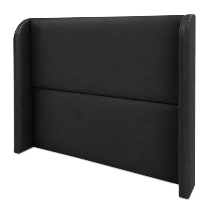 Cabeceira Casal 140 cm Com Frame Imperial Corino Preto IMPO