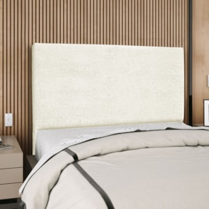 Cabeceira Casal 140 cm Com Frame Luna Boucle Bege Artte