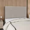 Cabeceira Casal 140 cm Com Frame Luna Boucle Bege Escuro Artte