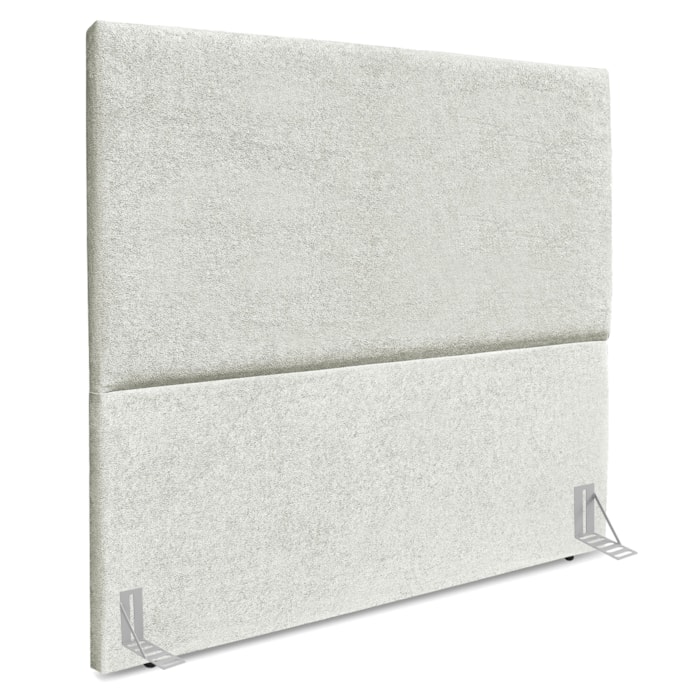 Cabeceira Casal 140 cm Com Frame Luna Boucle Cinza Claro Artte