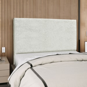 Cabeceira Casal 140 cm Com Frame Luna Boucle Cinza Claro Artte