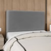 Cabeceira Casal 140 cm Com Frame Luna Corino Cinza Artte