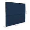 Cabeceira Casal 140 cm Com Frame Luna Suede Azul Marinho Artte