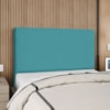 Cabeceira Casal 140 cm Com Frame Luna Suede Azul Turquesa Artte