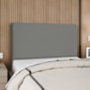 Cabeceira Casal 140 cm Com Frame Luna Suede Cinza Artte