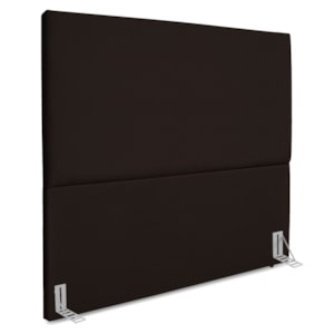 Cabeceira Casal 140 cm Com Frame Luna Suede Marrom Artte