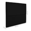 Cabeceira Casal 140 cm Com Frame Luna Suede Preto Artte
