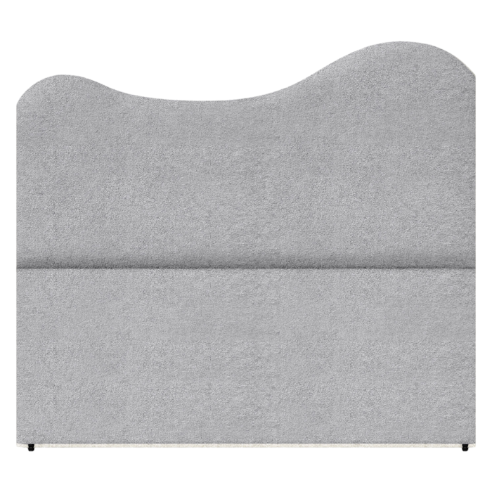 Cabeceira Casal 140 cm Com Frame Selena Boucle Cinza Artte