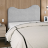 Cabeceira Casal 140 cm Com Frame Selena Boucle Cinza Artte