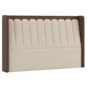Cabeceira Casal 140 cm Lumina Com Frame Boucle TCA 310 Corino TCS 721 PEER