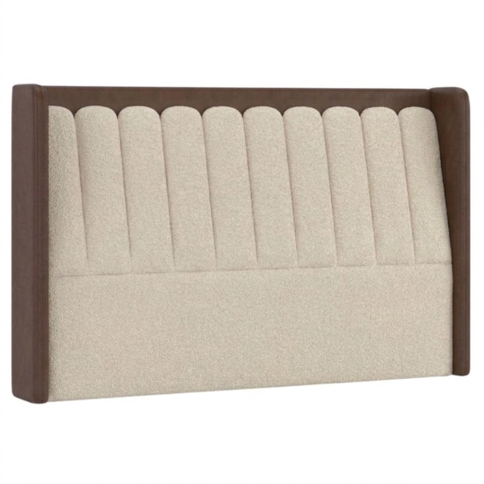Cabeceira Casal 140 cm Lumina Com Frame Boucle TCA 310 Corino TCS 721 PEER