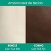Cabeceira Casal 140 cm Lumina Com Frame Boucle TCA 310 Corino TCS 721 PEER