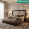Cabeceira Casal 140 cm Lumina Com Frame Boucle TCA 310 Corino TCS 721 PEER