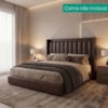 Cabeceira Casal 140 cm Lumina Com Frame Corino TCS 721 PEER