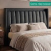 Cabeceira Casal 140 cm Lumina Com Frame Corino TCS 724 PEER