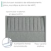 Cabeceira Casal 140 cm Lumina Com Frame Linho SL 66 PEER
