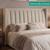 Cabeceira Casal 140 cm Lumina Com Frame Linho SL 71 PEER