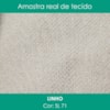 Cabeceira Casal 140 cm Lumina Com Frame Linho SL 71 PEER