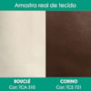 Cabeceira Casal 140 cm Lumina LED Com Frame Boucle TCA 310 Corino TCS 721 PEER