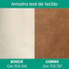 Cabeceira Casal 140 cm Lumina LED Com Frame Boucle TCA 310 Corino TCS 727 PEER