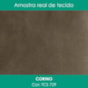 Cabeceira Casal 140 cm Lumina LED Com Frame Corino TCS 729 PEER