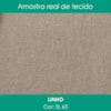 Cabeceira Casal 140 cm Lumina LED Com Frame Linho SL 65 PEER