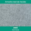 Cabeceira Casal 140 cm Lumina LED Com Frame Linho SL 66 PEER