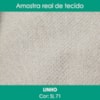 Cabeceira Casal 140 cm Lumina LED Com Frame Linho SL 71 PEER