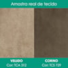 Cabeceira Casal 140 cm Lumina LED Com Frame Veludo TCA 312 Corino TCS 729 PEER