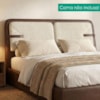 Cabeceira Casal 140 cm Malu Com Frame Boucle TCA 310 Corino TCS 721 PEER