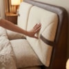 Cabeceira Casal 140 cm Malu Com Frame Boucle TCA 310 Corino TCS 721 PEER