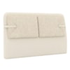 Cabeceira Casal 140 cm Malu Com Frame Boucle TCA 310 Corino TCS 725 PEER