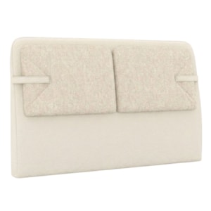 Cabeceira Casal 140 cm Malu Com Frame Boucle TCA 310 Corino TCS 725 PEER