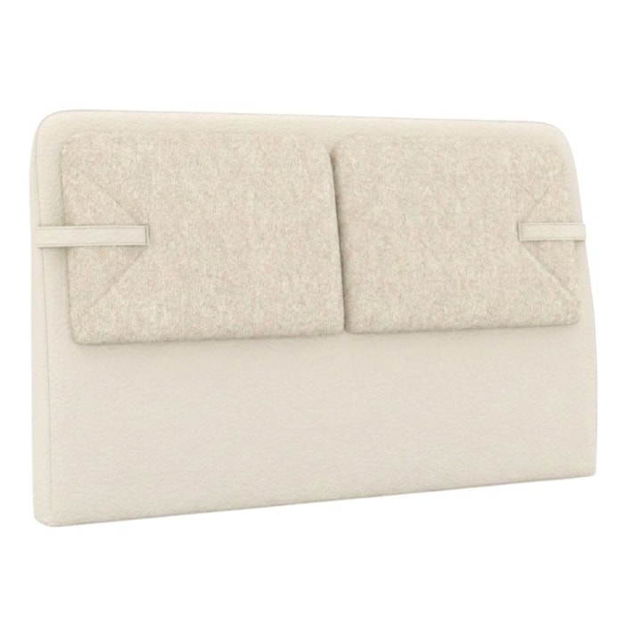 Cabeceira Casal 140 cm Malu Com Frame Boucle TCA 310 Corino TCS 725 PEER