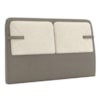Cabeceira Casal 140 cm Malu Com Frame Boucle TCA 310 Corino TCS 726 PEER